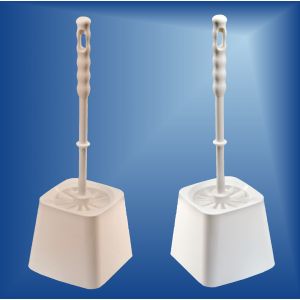 WC-Garnitur weiß / beige