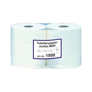 Toilettenpapier Jumbo 2 lag. MIDI
