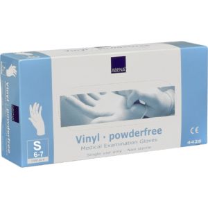 Einweghandschuh Vinyl puderfrei Größe S