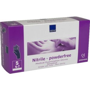 Einweghandschuh Nitril puderfrei Größe S