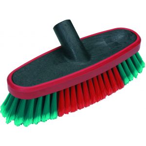 Boots- u. Autowaschbürste mit Wasserdurchlauf