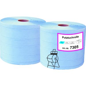 Putztuchrollen 3 lag. blau