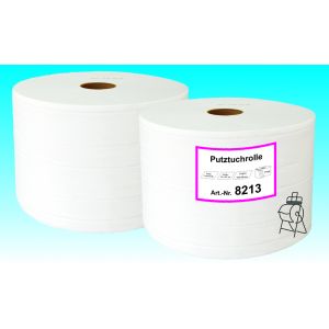 Putztuchrollen 4 lag. hochweiß